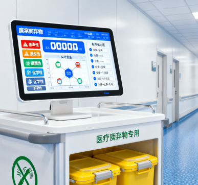 工控顯示器在醫(yī)療廢棄物推車中的應用