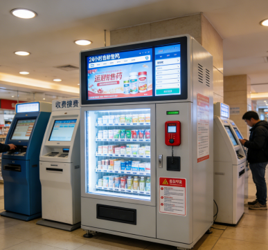 工業(yè)一體機在24小時自助售藥機中的應用