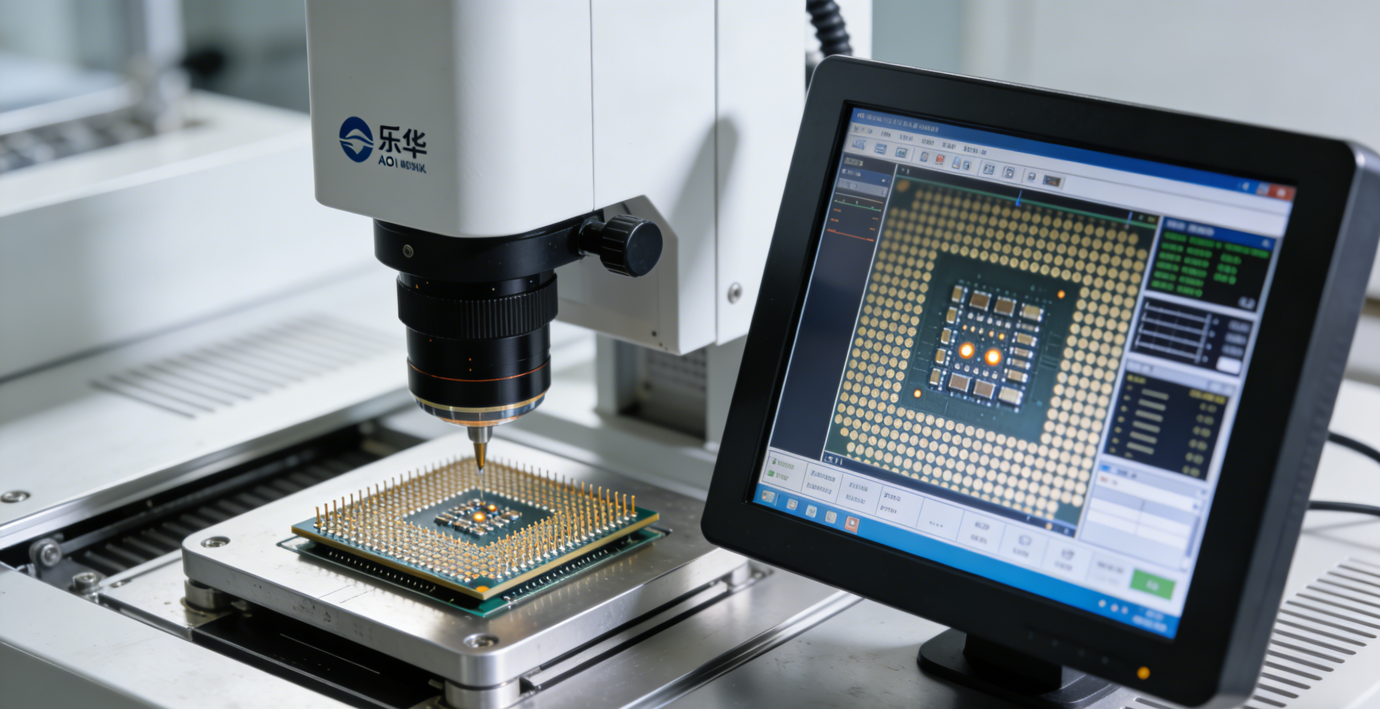 樂華顯示工控一體機芯片封裝AOI中的應(yīng)用