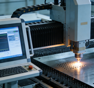 工業(yè)觸摸一體機激光鉆孔機中的應用